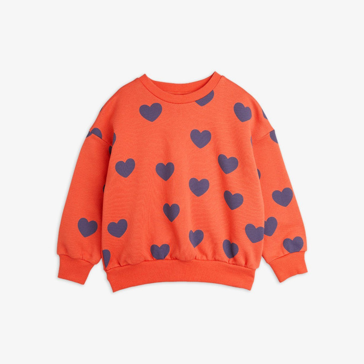 Hearts Sweatshirt Red