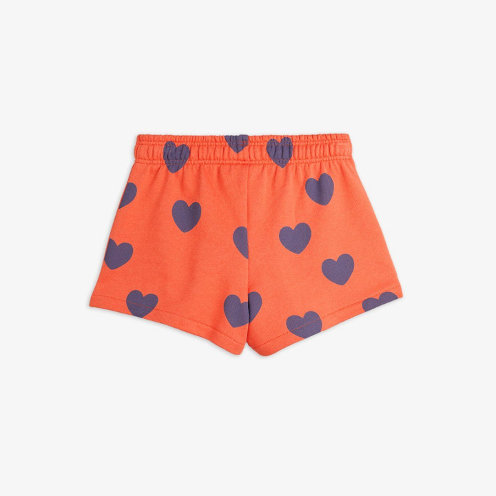 Hearts Sweatshorts Red