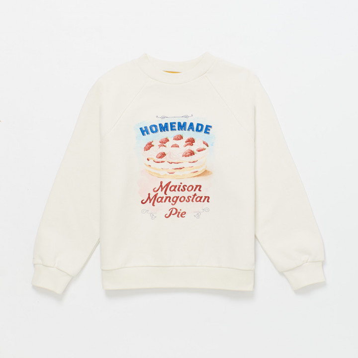 Homemade Cake Sweatshirt Off White