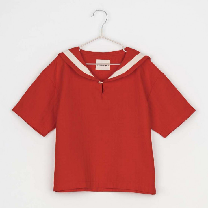 Sailor Shirt Tom & Boy Red