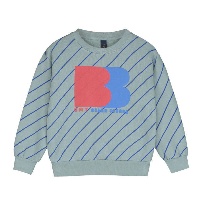 Sweatshirt Allover Diagonal Iceberg