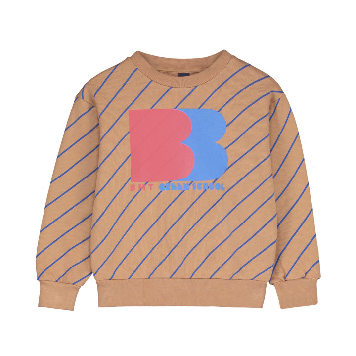 Sweatshirt Allover Diagonal Wood