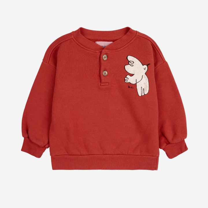Baby Freedom Bird Buttoned Sweatshirt