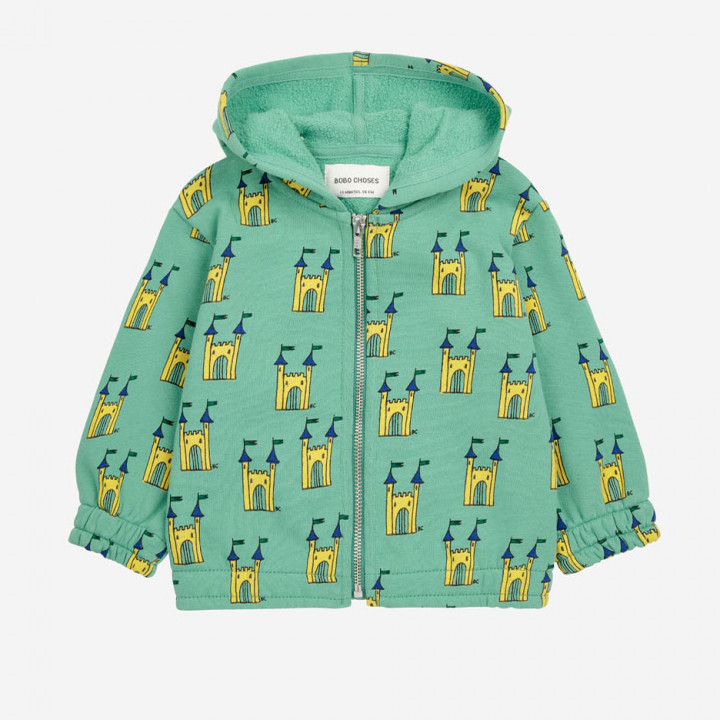 Baby Faraway Castle Zipped Sweatshirt