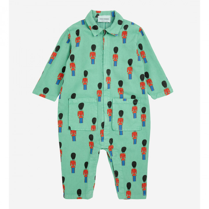 Baby Little Tin Soldiers All Over Woven Overall