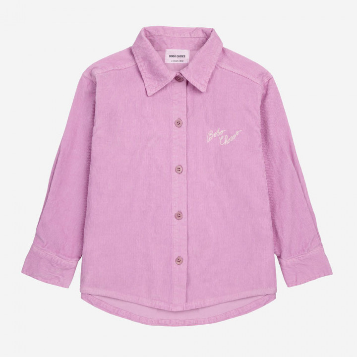 Bobo Choses Embroidery Corduroy Shirt