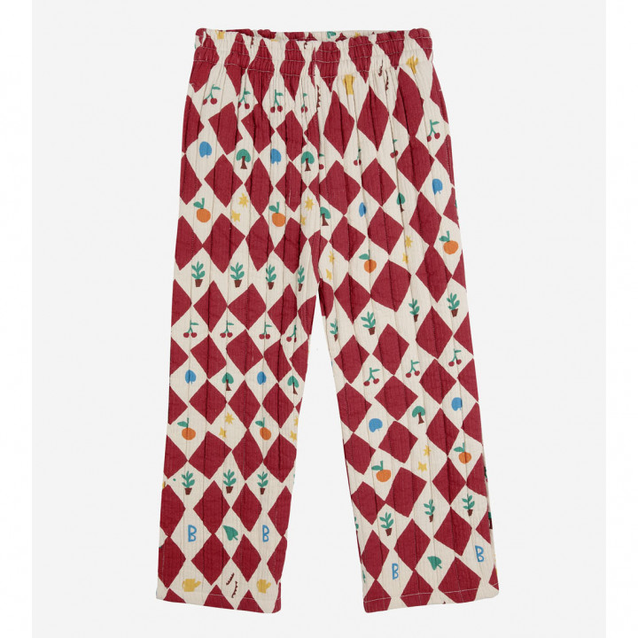 Harlequin All Over Quilted Pants