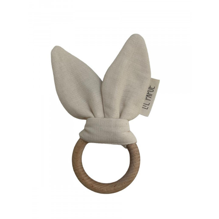 Lil Papoe Baby Ring Beige Tetra