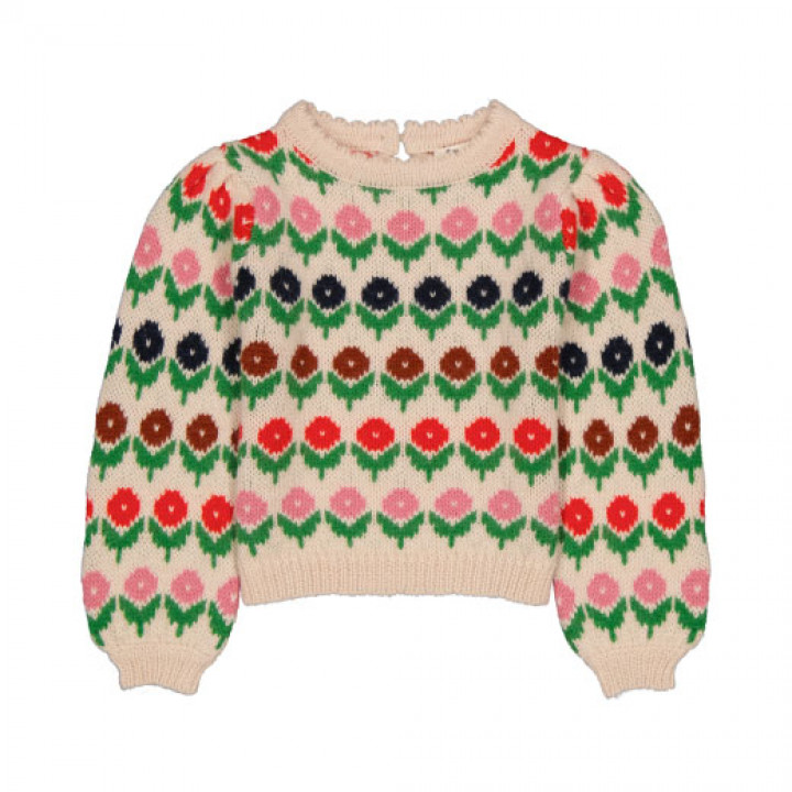 Cleophee Jumper Fleurette Ecru