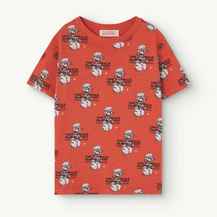 Rooster Kids T-Shirt Red