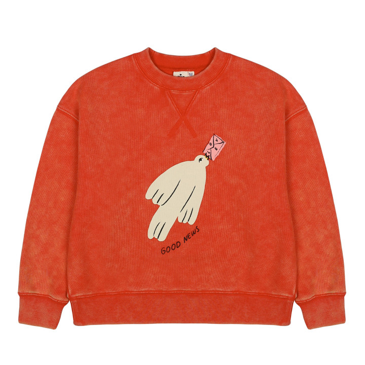 Bird Sweatshirt Red