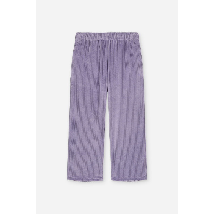 Trousers Tomaso Ribbed Velvet Tender Purple