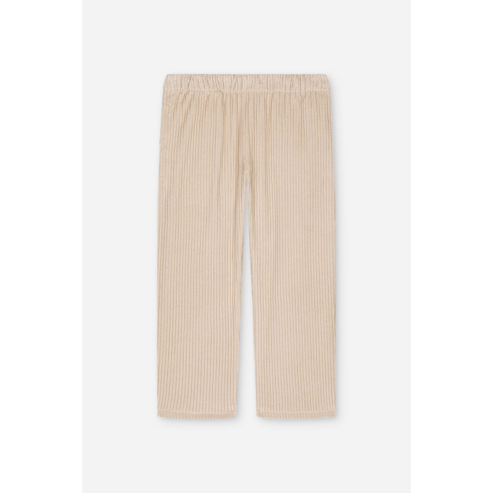 Trousers Tomaso Ribbed Velvet Rice