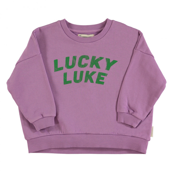 Sweatshirt Mauve Lucky Luke Print