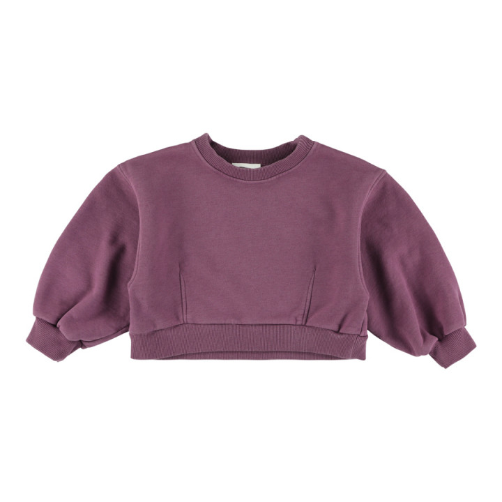 Velan Cropped Sweat Maya Tulipwood