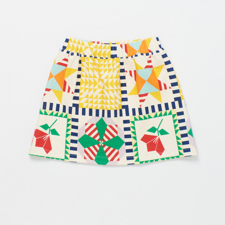 Patchwork Skirt Multicolor