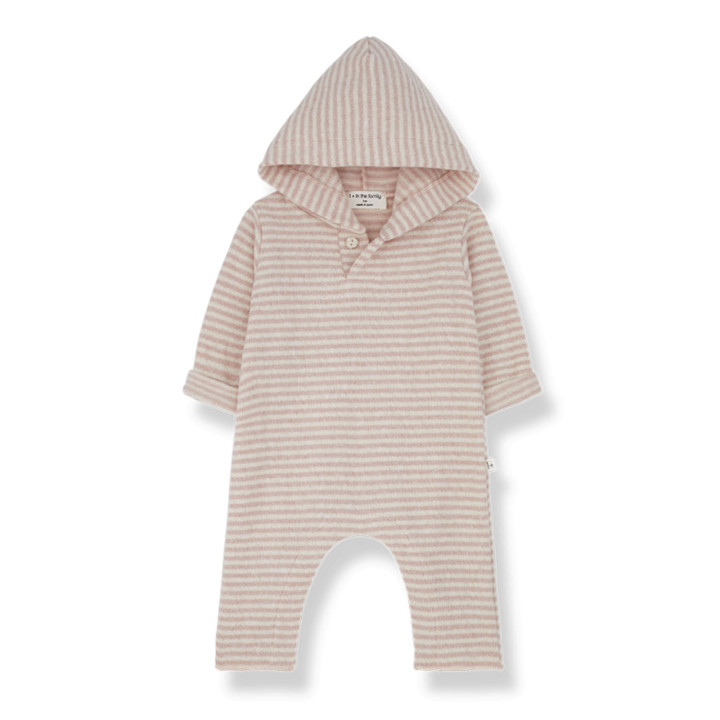 Andreu Recycled Extra Soft Striped Fleece Nude