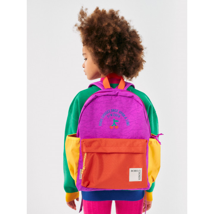 Bobo Cherry Color Block Backpack