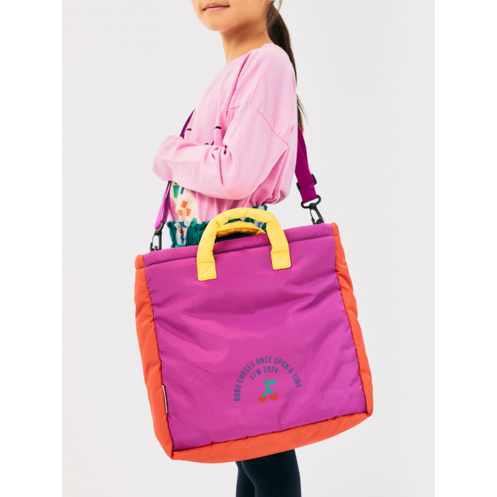 BC Cherry Color Block Bag