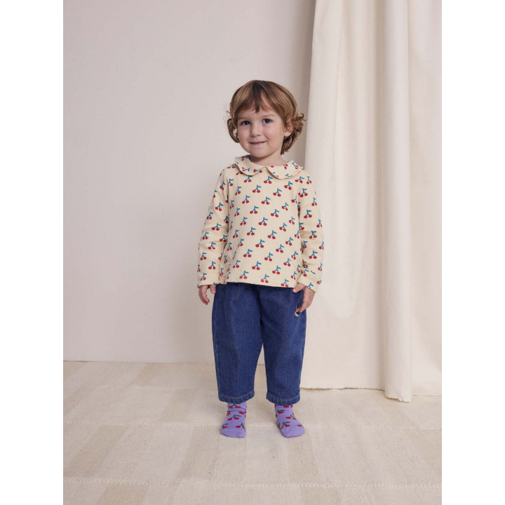 Baby Cherry All Over Collar T-Shirt