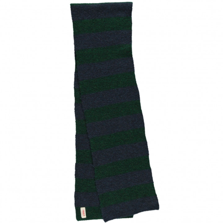Gilly Knitted Scarf Forest-Navy