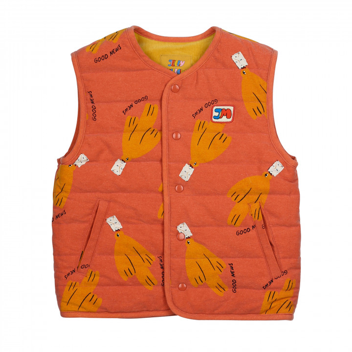 Bird Reversible Vest Yellow