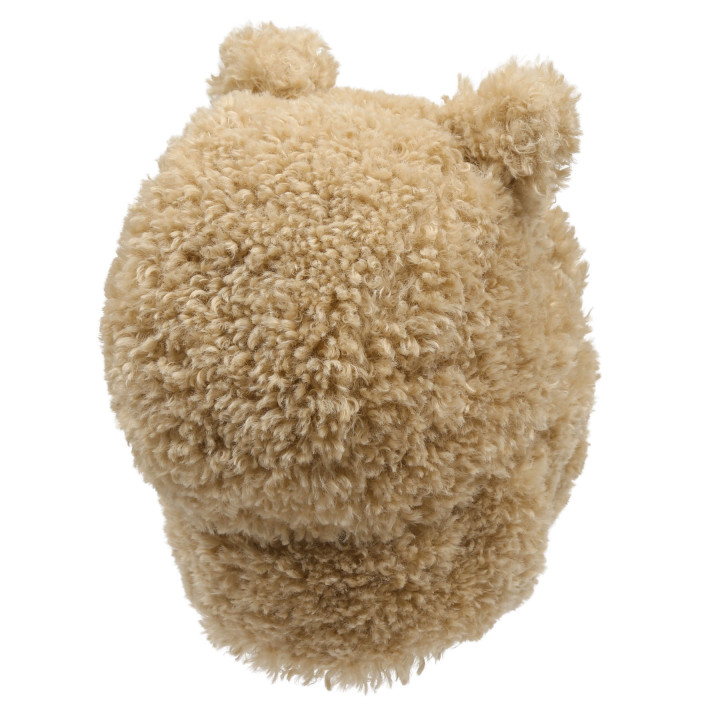 Teddy Bear Ear Warmer Hat Beige