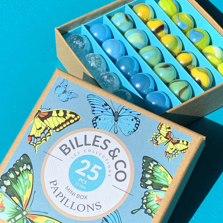 Mini Box Papillons Marbles