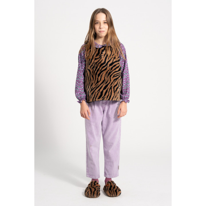 Mom Fit Trousers Lilac