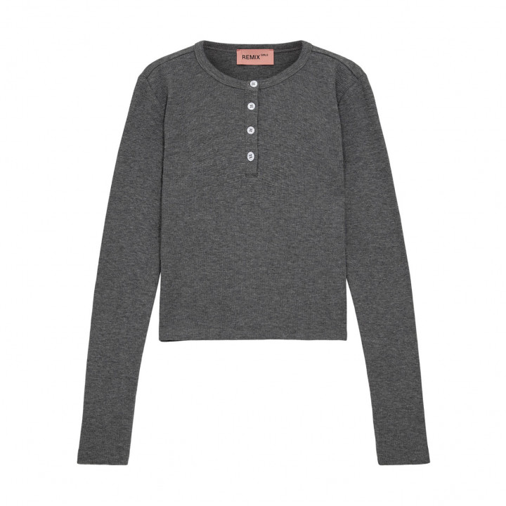 Bryson Longsleeve Grey Melange