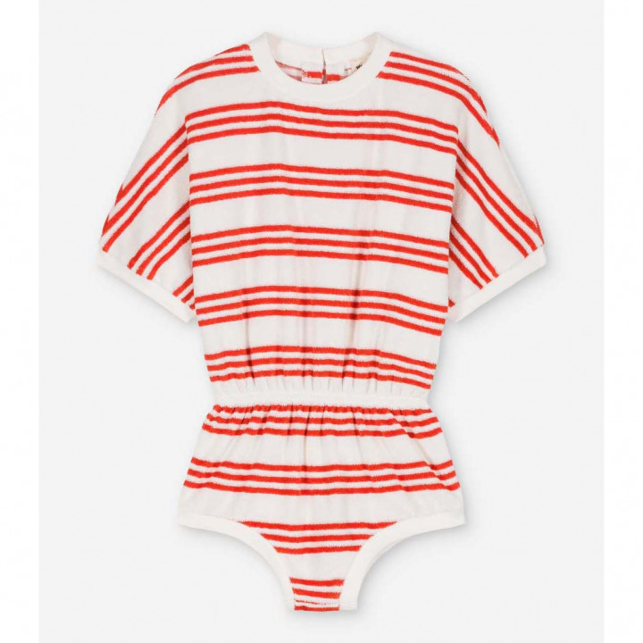 Combi Romy Terry Red Sporty Stripes
