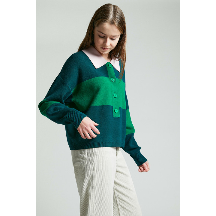 Roulette Pullover Forest Green
