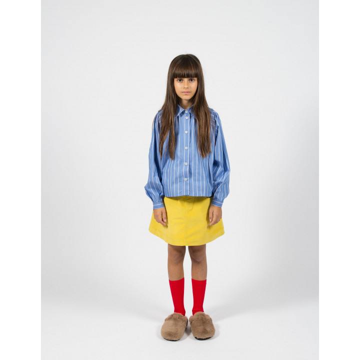 Corduroy Mini Skirt Yelllow